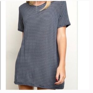 Brandy Melville Striped T-Shirt Dress